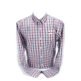 Cutter And Buck Mstate Epic Easy Care Grant Plaid Long Sleeve Dress Shirt