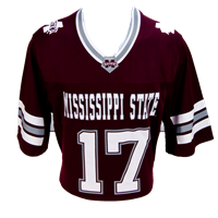 Colosseum Bulldogs Hail Mary 2 #17 Stripes On Sleeve Football Jersey