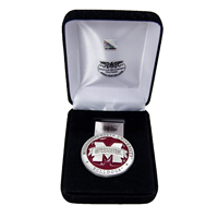 Pewter Banner M Money Clip