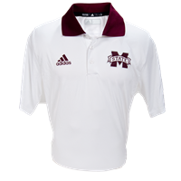 Adidas 2017 Climachill Sideline Coaches Maroon Collar Short Sleeve Polo