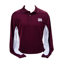 Chiliwear Chip Shot Banner M With Stripe Under The Sleeve Long Sleeve Polo