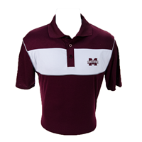 Chiliwear Banner M White Chest Stripe Polo