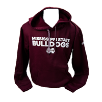 Adidas 2016 Tech Fleece Mississippi State Bulldogs Long Sleeve Hooded Sweatshirt