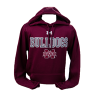Under Armour Armour Fleece Storm Bulldogs Reflective Banner M Hooded Sweatshirt