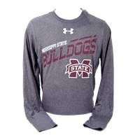 Under Armour Tech Banner M Mississippi State Slanted Long Sleeve Tee