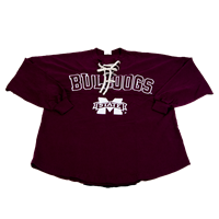 Spirit Bulldogs Lace Up Banner M Spirit Jersey