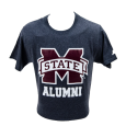 Russell Banner M Black Heather Alumni Short Sleeve Tee
