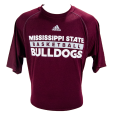Adidas Climalite Mississippi State Basketball Short Sleeve Tee