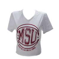 Deep South Msu Praise The Lord And Go Dawgs Short Sleeve Tee