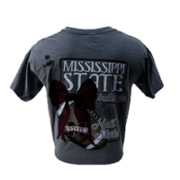 Comfort Colors Bow On Football Short Sleeve Tee
