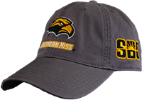 Legacy Relaxed Twill Southern Miss Golden Eagle Head SBC Patch Adjustable Baseball Cap