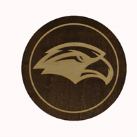 MCM Brands Eagle Head Wooden Trivet