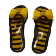 Lilly Bee Striped Flip Flop With Gold Bow