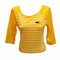 Cutter & Buck Revel Strip 3/4 Sleeve Tee