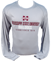 Badger Banner M Bulldogs EST 1878 Long Sleeve Tee
