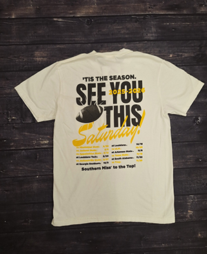 B-Unlimited Comfort Colors 2025 Football Schedule Tis the Season Short Sleeve Tee