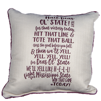 MSU Fight Song Pillow