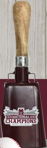 2021 Nc Wood Handle Cowbell Official Logo