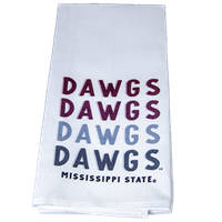 Mulitcolored Dawgs Kitchen Towel
