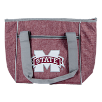 Banner M Maroon Heather Cooler Tote