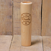 Dugout Mugs Tall Wooden Baseball The Dude Mug