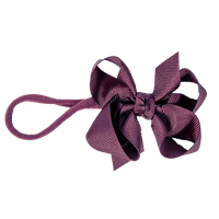 Beyond Creations MED Maroon Thin Hairband Bow