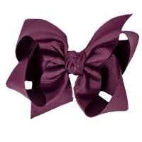 Beyond Creations Jumbo Solid Maroon Knot Hair Bow