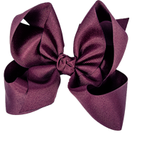 Beyond Creations LG Solid Maroon Knot Hair Bow
