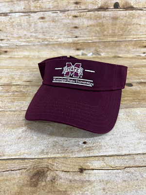 MV Sport Banner M Mississippi State Univeristy Bar Visor