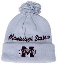 Adidas Miss State Banner M Beanie with Pom Pom