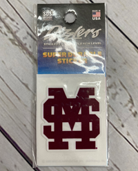 M Over S 2" Durable Decal