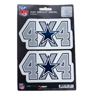 Nfl 4X4 Dallas Star Decal