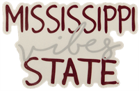 Mississipi State Vibes Auto Decal