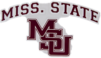 Auto Decal 3" Vinyl Miss. State over Vault Logo