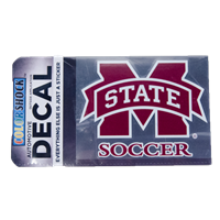 Banner M Soccer Decal