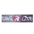 Dawg Life Bulldog Face Decal