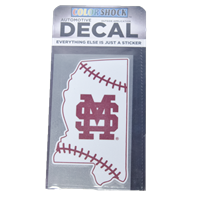 Baseball Stitch State Decal