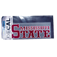 Mississippi State Jersey Baseball Lettering Decal