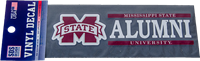 Banner M Mississippi State Alumni Decal