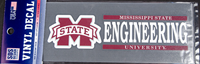 Banner M Mississippi State Engineering Decal