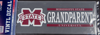 Banner M Mississippi State Grandparent Decal