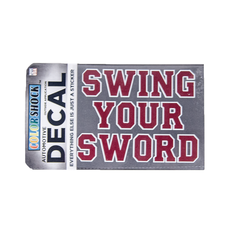 Swing Your Sword Decal (SKU 1370028748)