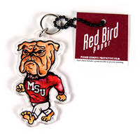 Acrylic Walking Bully Keychain