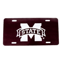 Banner MState Maroon Back Metal Tag