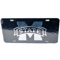 Black Tag with Mirrored Banner M