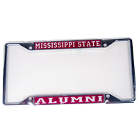 Mississippi State Alumni Chrome License Plate