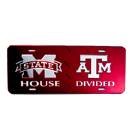 Laser Magic House Divided MSU/Texas A&M Tag