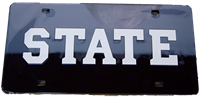 Black State Block Text Tag