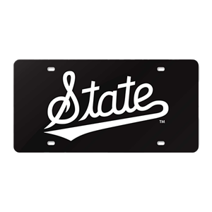 State Script License Plate