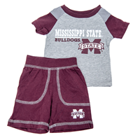 Colosseum Infant 2 Piece Banner M MS State Shirt and Shorts
